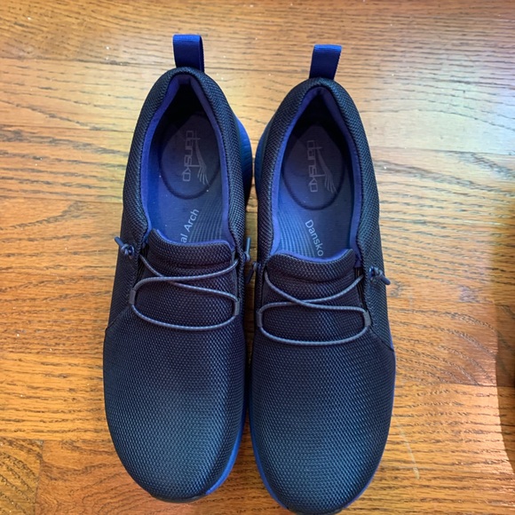 Marlee Dansko slip on grey and blue walking tennis shoes sneaker size 38 (7.5-8) - Picture 9 of 13